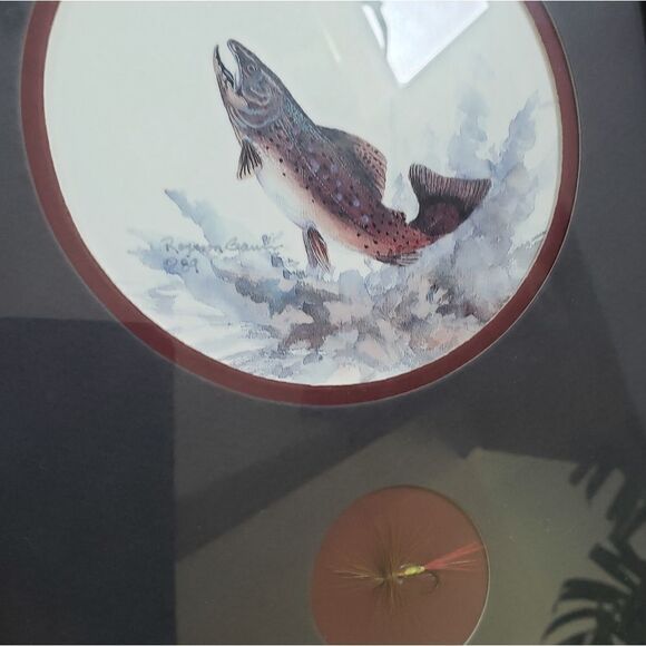 Royann Baum's Signed & Framed Fish Art - Picture 3 of 9